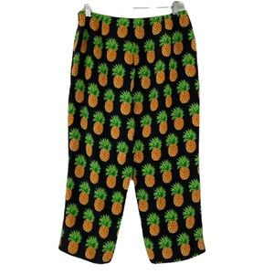 Maggy J 100% silk casual pineapple pants. Size 10P